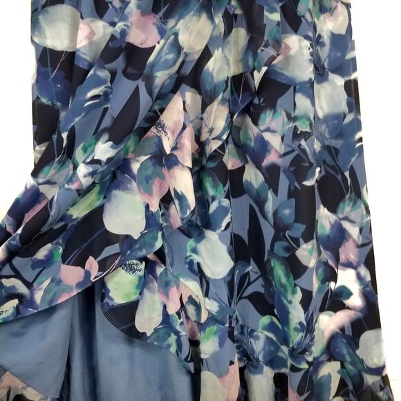 Soft Surroundings NWT Women's Ashlyn Maxi Dress Purple Floral Size Medium - Picture 6 of 9